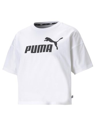 تیشرت زنانه اورجینال Ess Cropped Logo Tee مشکی پوما Puma بوفه